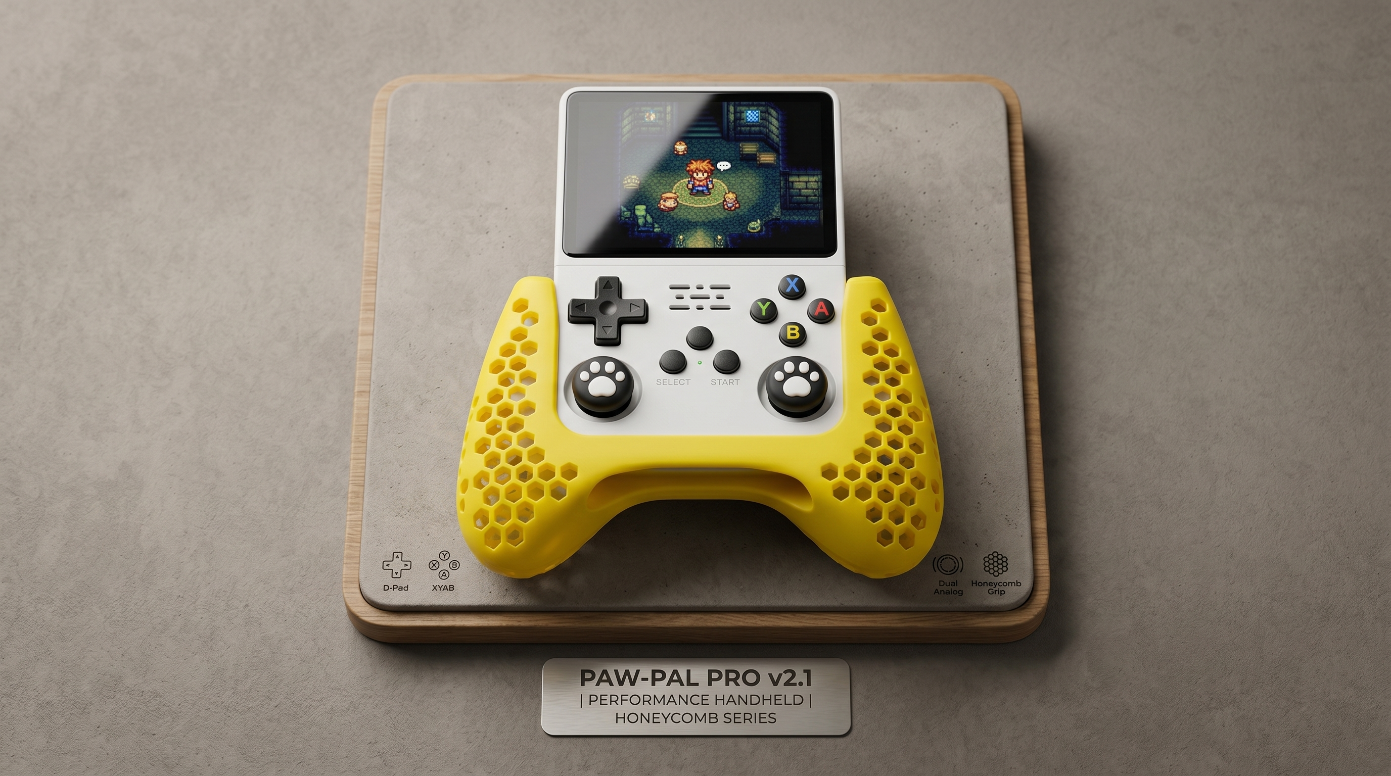 3D Printed Grip For R36S Console