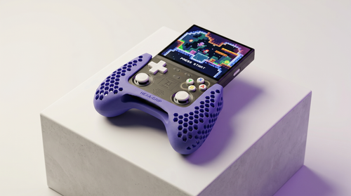 3D Printed Grip For R36S Console